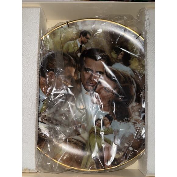 Golden Age Of Cinema 1978 Collector Plate "Philadelphia Story" MGM 1940 #4/6 COA - Picture 3 of 4